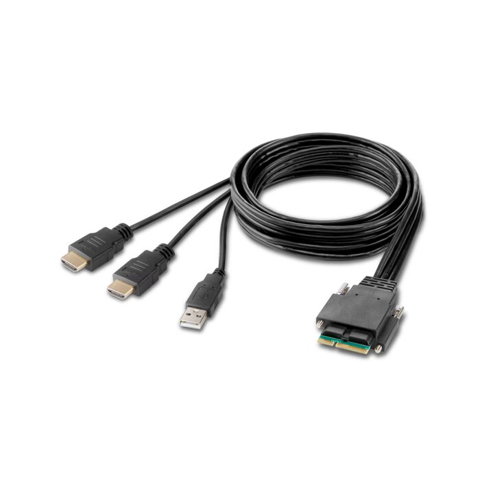 Belkin 2-Port Dual HDMI Secure KVM Switch w/Remote (F1DN202MOD-HH-4)
