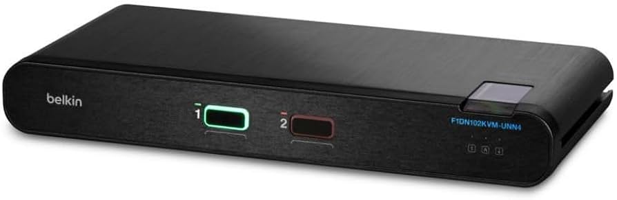 Belkin 4-Port DH SKVM KVM Switch, TAA Compliant