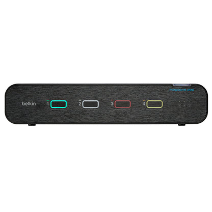 Belkin 4-Port Dual Monitor Secure KVM Switch F1DN204KVM-UNN4