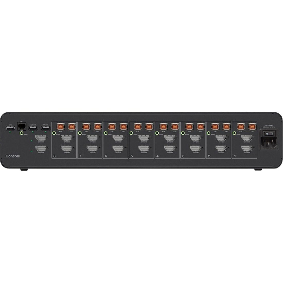 Belkin 8-Port Dual Monitor Secure KVM Switch F1DN208KVM-UN-4