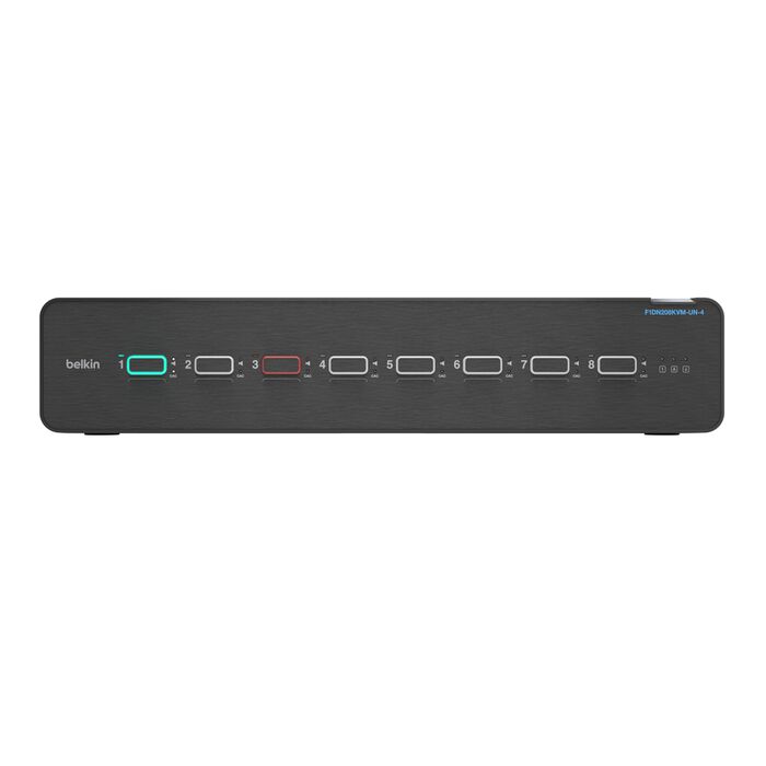 Belkin 8-Port Dual Monitor Secure KVM Switch F1DN208KVM-UN-4