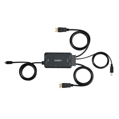 BELKIN TAA DUAL HDMI & DP KVM Cable Set, 6ft, Male-to-Male