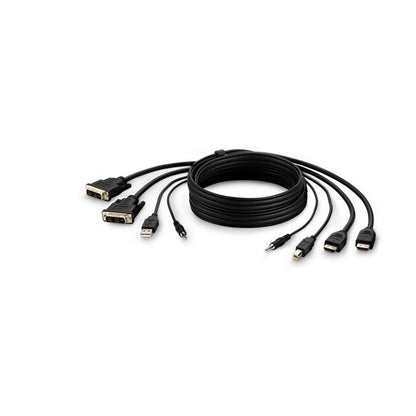 Belkin TAA 2 DVI to HDMI/USB/Audio Cable, 10FT (F1DN2CCBL-DH10T)