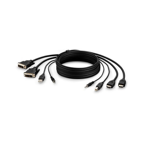 Belkin TAA 2 DVI to HDMI/USB/AUD Cable, 6FT, F1DN2CCBL-DH6T