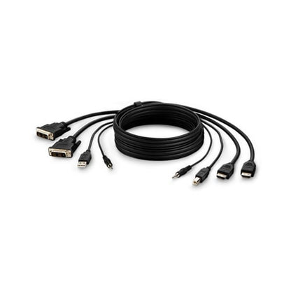 Belkin TAA 2 DVI to HDMI/USB/AUD Cable, 6FT, F1DN2CCBL-DH6T