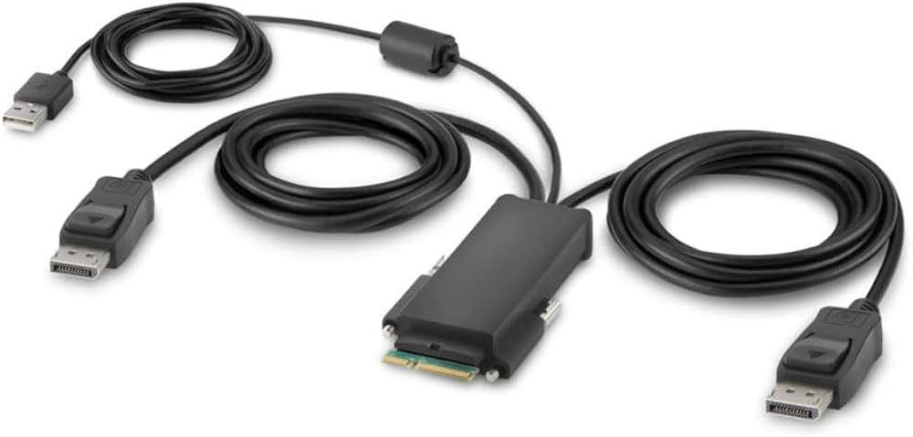 Belkin Modular DP Dual Head Console Cable, 3 Feet