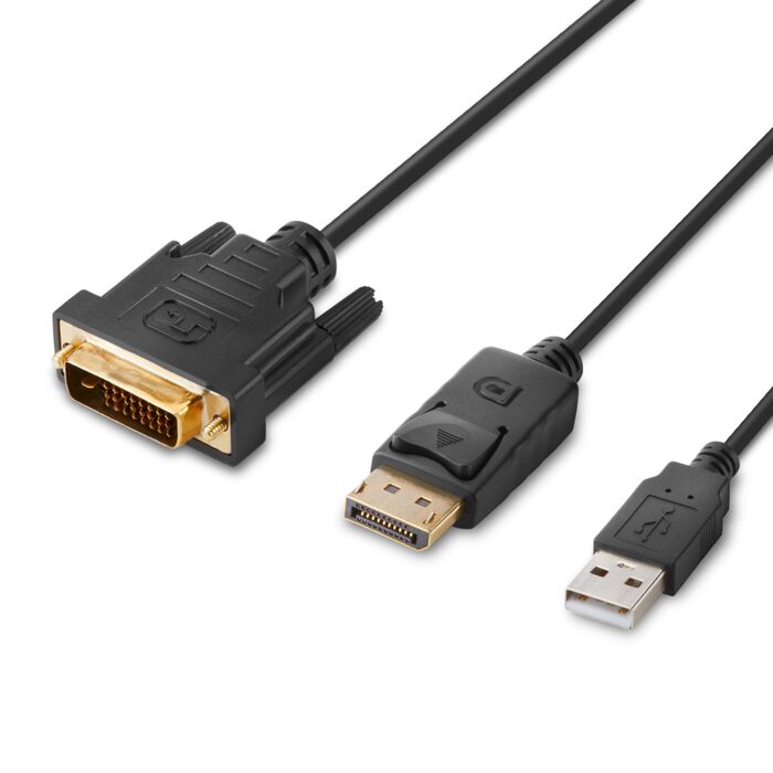 BELKIN MDLR Dual-Head DVI Modular Host Cable, 6 ft, Black