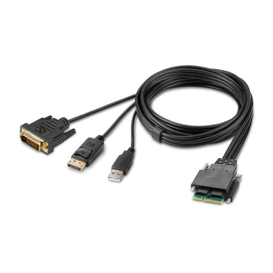 BELKIN MDLR Dual-Head DVI Modular Host Cable, 6 ft, Black
