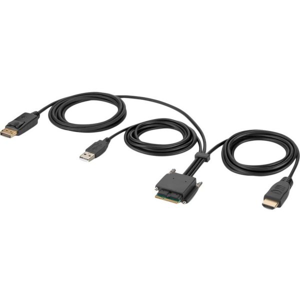 BELKIN Modular Dual-HD HDMI/DP AV Cable, 6 Feet, F1DN2MOD-HC-HP6