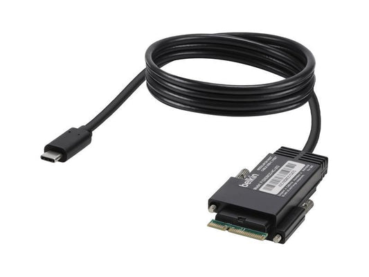 The Belkin Modular DH Host Cable USB-C, 3 Feet, offers flexibility and high build quality for IT infrastructures requiring modular KVM configurations. With a durable design and support for TAA compliance, it ensures secure and standards-compliant deployments in professional and government environments.