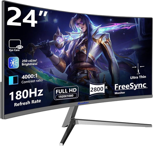Écran Samsung FT45 24" IPS FHD, 75 Hz, support réglable, F24T454FQN