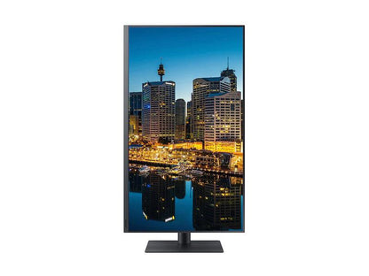 The Samsung F32TU874VN is a 31.5-inch 4K UHD VA panel monitor designed for professionals who demand precision and color accuracy. With support for 1 billion colors, HDR10, and a native resolution of 3840 x 2160, it delivers outstanding clarity and depth in every frame. Its versatile connectivity, including HDMI, DisplayPort, Thunderbolt 3, USB hub, and Ethernet, makes it suitable for high-performance workflows across multiple devices.