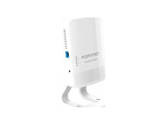 The Fortinet FortiAP-23JF is a tri-radio wall plate access point designed for high-performance indoor wireless networking. It supports 802.11 b/g/n/ax and a/n/ac/ax technologies with 2x2 MU-MIMO, delivering strong coverage and performance. Integrated with multiple RJ45 ports, PoE capabilities, and Bluetooth/BLE, it's ideal for modern enterprise deployments.
