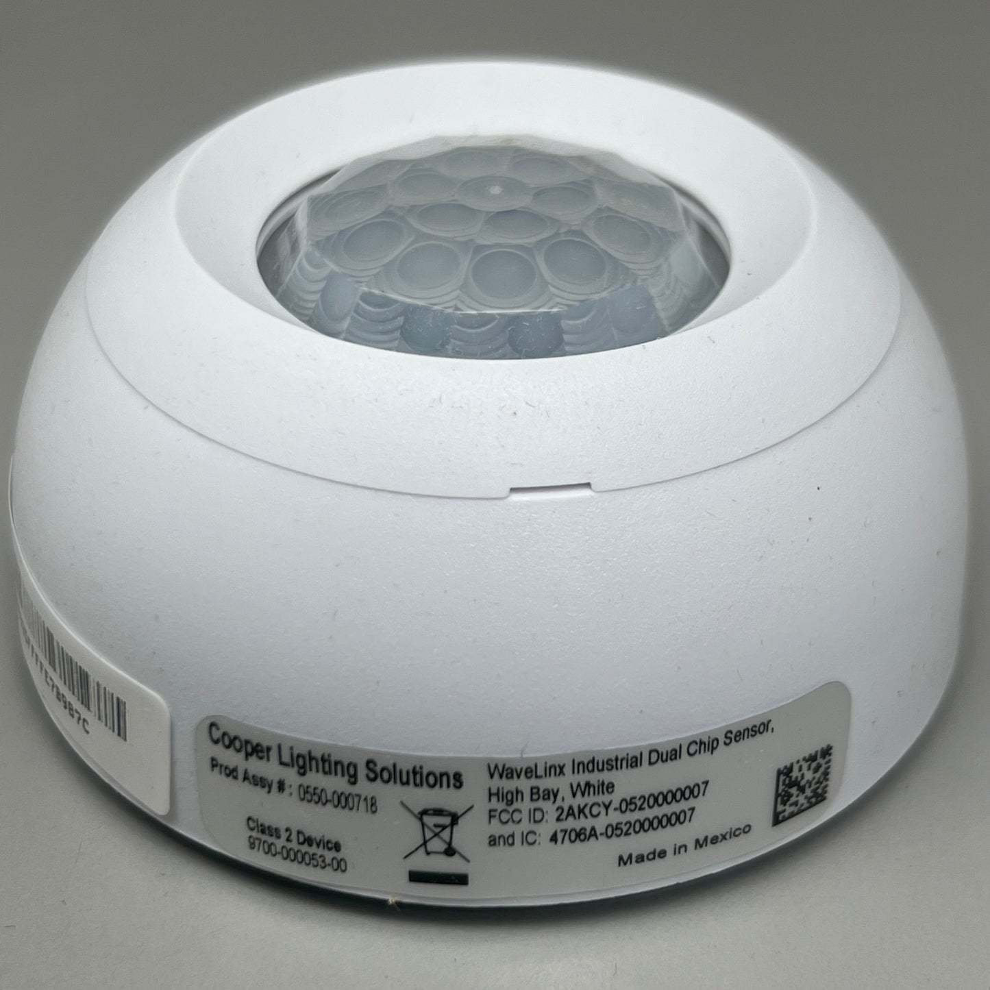 COOPER LIGHTING SOLUTIONS WaveLinx Industrial Dual Chip Sensor WIE-WH White