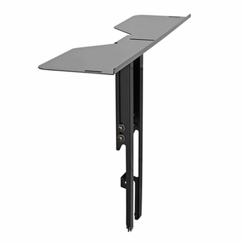 CHIEF FCA503 Black Rack Shelf with Lip, 28.25in x 13in
