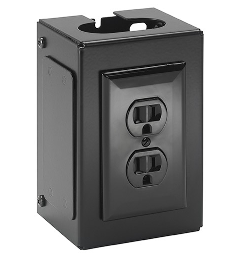 Accessoire de prise de courant Fusion CHIEF FCA540, noir, conforme TAA