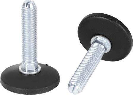 Legrand-Chief LEVELING FEET FOR LVM VIDEO Wall MNTS. Easily Converts A LVM Freestanding Video Wall Into A More Permanent Video Wall. Ideal for installations requiring added stability, these leveling feet enhance both the functionality and permanence of LVM video wall mounts, making them suitable for a range of commercial and professional applications.