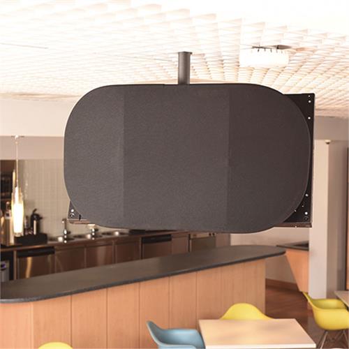 Coque arrière CHIEF FUSION FCAC1XB pour XCM simple, noire