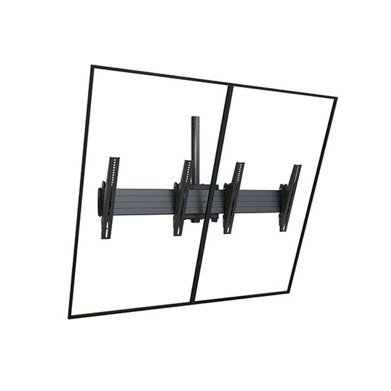 CHIEF FUSION FCAC2X1MB Couverture arrière 2x1 Medium, Noir
