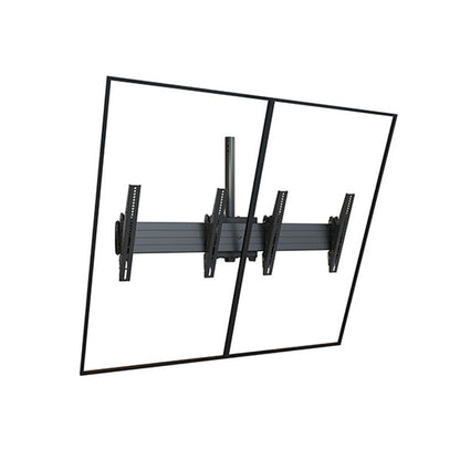 CHIEF FUSION FCAC2X1MB Couverture arrière 2x1 Medium, Noir