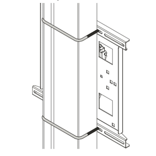 CHIEF MANUFACTURING FCAVCSU80 8 Square U-Bolts Accessory
