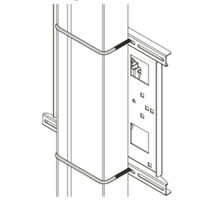 CHIEF MANUFACTURING FCAVCSU80 8 Square U-Bolts Accessory