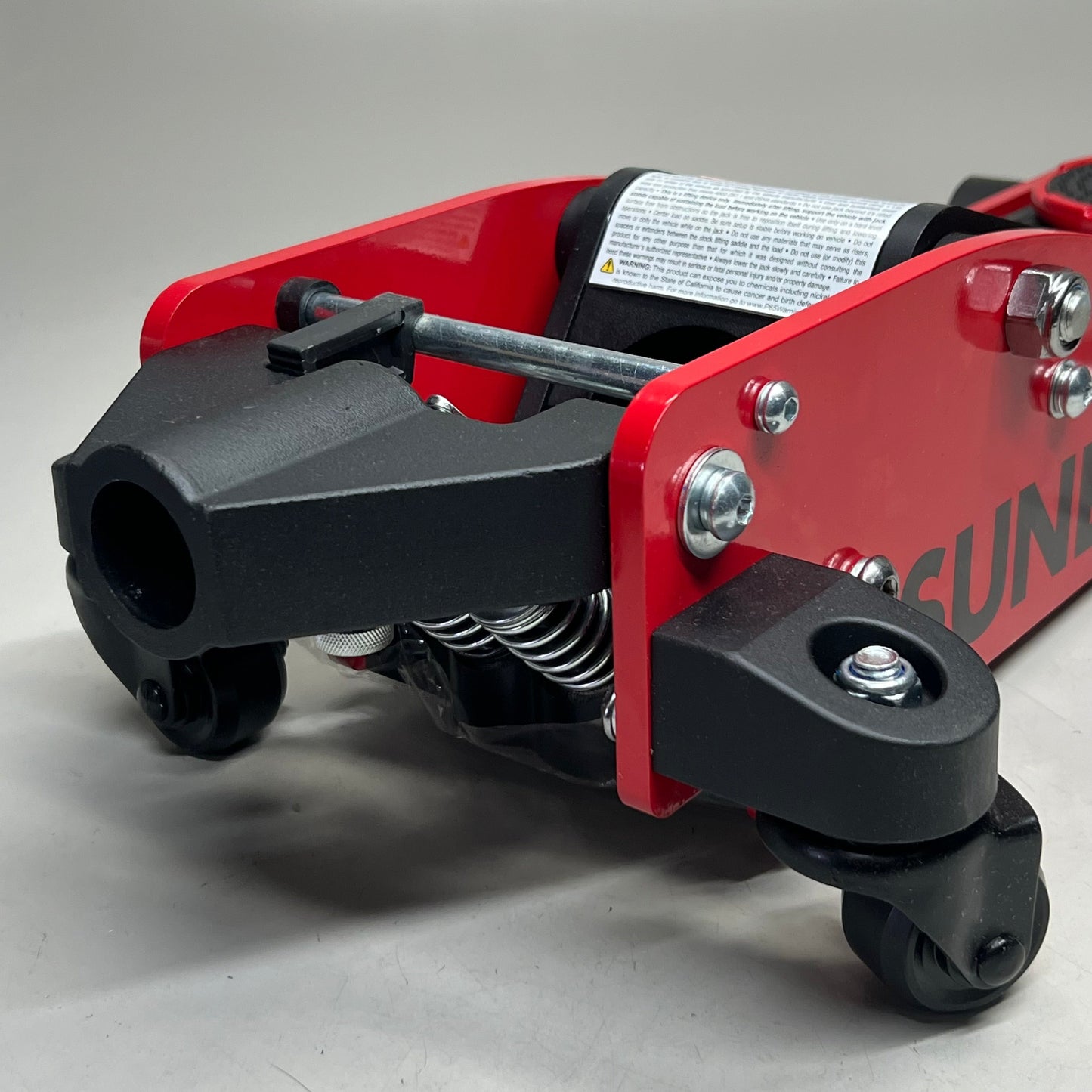 SSUNEX TOOLS 3 Ton Aluminum Floor Jack, Red 6603AJ