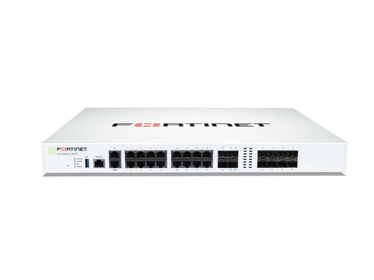 The Fortinet FortiGate-200F offers enterprise-class network protection bundled with 3 years of FortiCare Premium and FortiGuard Enterprise services. Designed to support up to 3 million concurrent sessions, it ensures high performance with up to 13 Gbps IPSec throughput and 5 Gbps IPS throughput. Ideal for mid-to-large scale deployments requiring low latency and robust threat protection.