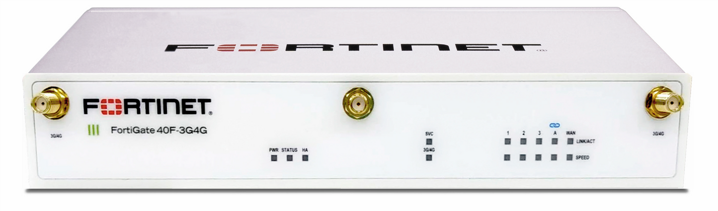 Fortinet FortiGate-40F-3G4G avec pack de sécurité de 3 ans