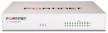 Fortinet FortiGate-60F + 1 an de protection FortiCare/Guard, Gigabit, 12 ports