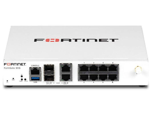 The Fortinet FortiGate-91G is a high-performance firewall appliance bundled with 5 years of FortiCare Premium support and FortiGuard Enterprise Protection. Designed for secure, scalable network environments, it delivers up to 25 Gbps IPSec VPN throughput and supports 1.5 million concurrent sessions. With its compact desktop form factor and comprehensive protection services, it's an all-in-one solution for modern threat management.