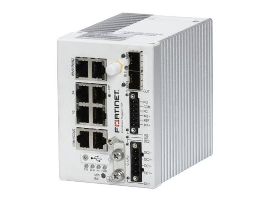 The Fortinet FortiGateRugged-70F delivers industrial-grade firewall performance coupled with a 3-year FortiCare Premium and FortiGuard Enterprise Protection subscription. Built for tough environments with DIN-rail mounting and comprehensive Gigabit Ethernet support, it ensures secure, always-on connectivity. Ideal for mission-critical industrial network deployments requiring robust security and guaranteed uptime.