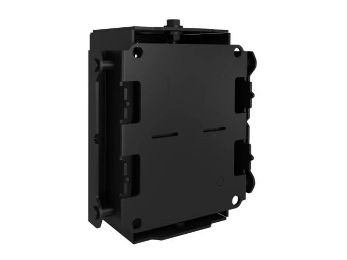 The Chief FMSCM Fusion Ceiling Box offers a height-adjustable design for streamlined ceiling-mounted AV installations. Designed in a sleek black finish and compliant with TAA standards, this solution is ideal for professional environments requiring adaptable mounting options. Manufactured in China, it supports display setups with an emphasis on flexibility and infrastructure integration.
