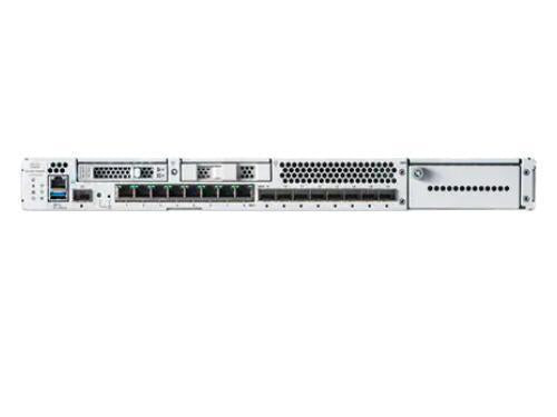 The Cisco Secure Firewall 3130 is a high-performance 1RU security appliance designed for enterprise firewalls and advanced threat prevention. With 8 RJ-45 ports, 8 SFP ports, and built-in SSD, it's ideal for high-speed, high-volume network environments. This spare unit ships without power supply or fan modules, supporting enterprises with scalable hardware resiliency.