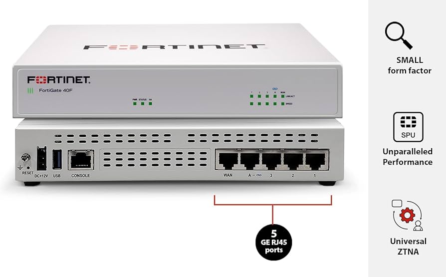 Fortinet FortiWiFi-40F-3G4G with 3 Yr FortiCare & Enterprise Guard