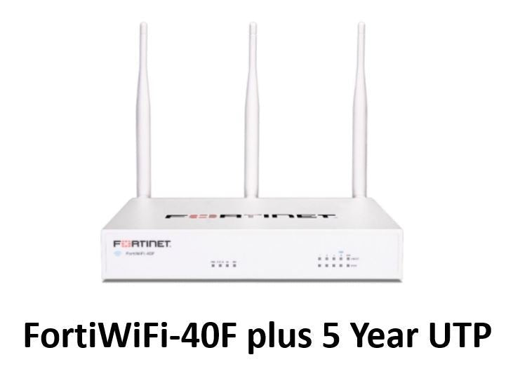 Fortinet FortiWiFi-40F avec 5 ans de protection FortiCare et FortiGuard Enterprise