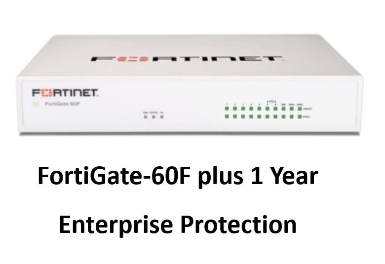 Fortinet FortiWiFi-60F with 1YR FortiCare & FortiGuard Enterprise