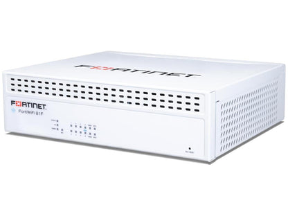 FortiWiFi-81F-2R is a high-performance desktop security appliance that includes 1 year of FortiCare Premium and FortiGuard Enterprise Protection. It features dual-band wireless connectivity, Gigabit Ethernet support, and robust security throughput, making it ideal for branch offices or enterprise edge deployments.