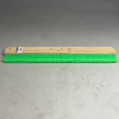 KRAFT TOOL CO Green Nylex Soft Finish Broom Head 24" CC454-01