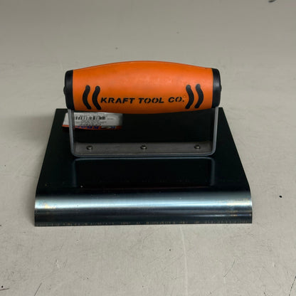 KRAFT TOOL CO Blue Steel Edger with ProForm Handle 6" x 6" 3/4"R CF578PF (New)