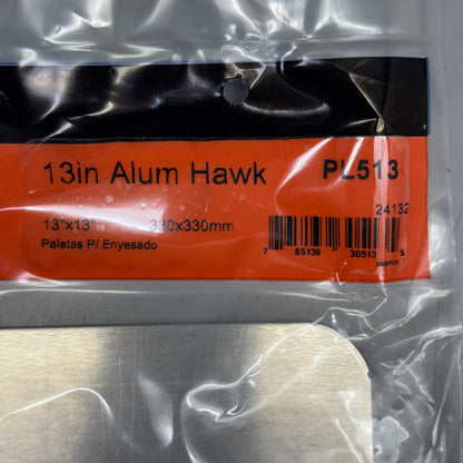 KRAFT TOOL CO. (2 PACK) Alum Hawk 13" PL513