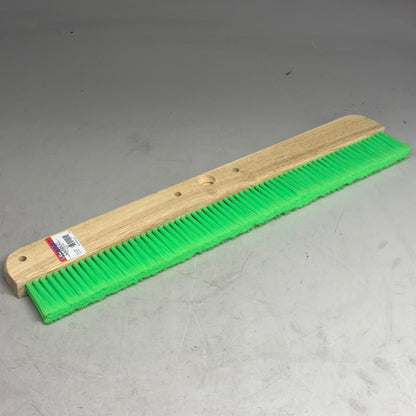 KRAFT TOOL CO Green Nylex Soft Finish Broom Head 24" CC454-01