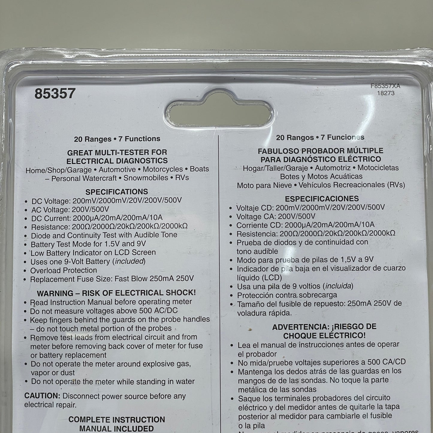 DORMAN Digital Multimeter Tools For Electrical Diagnostics 85357