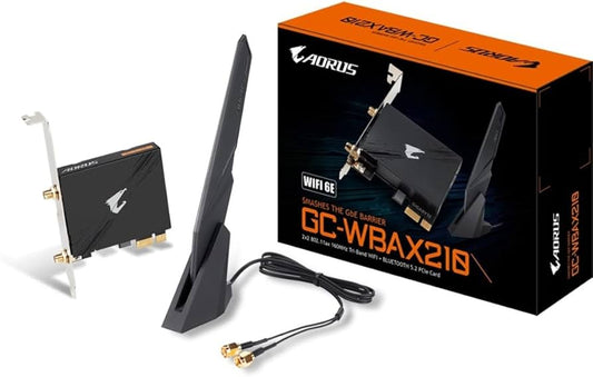 GIGABYTE GC-WBAX210 802.11ax WiFi + Bluetooth 5.2 PCIe Card