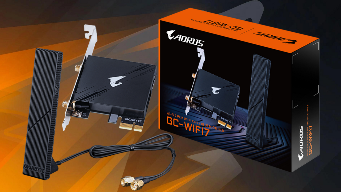 GIGABYTE GC-WIFI7 Tri-Band Wi-Fi 7 PCIe Expansion Card