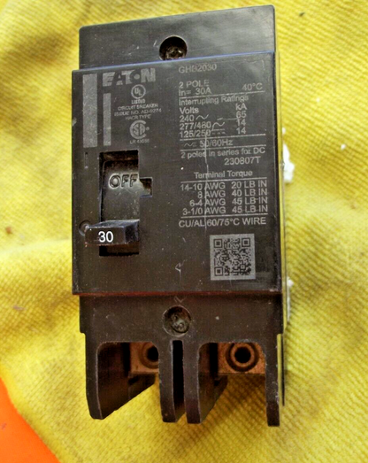 Eaton GHB2030 Two-Pole 30A Power Accessory