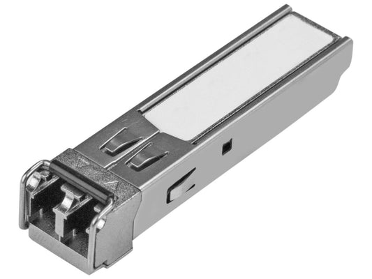 Cisco GLC-SX-MMD Compatible SFP module by StarTech offers a 1GbE optical transceiver solution supporting 1000BASE-SX connections over multi-mode fiber (MMF). Featuring a hot-swappable SFP form factor, it provides a maximum transfer distance of 500 meters at 850nm with LC connectors. Ideal for scalable fiber-based networks, it includes Digital Diagnostic Monitoring (DDM) support and is backed by a lifetime warranty.