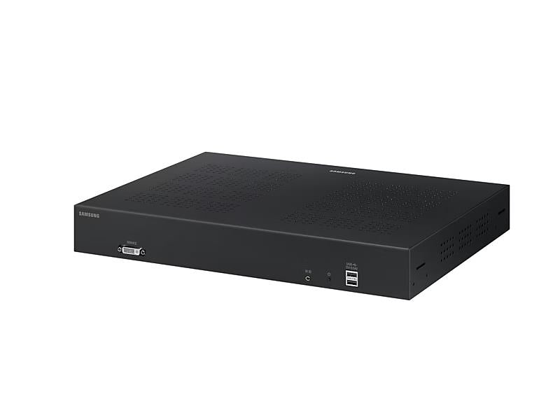 The Samsung UHD S-BOX (4K), model SBB-CS4BPGS/GO, is a compact and powerful AV device designed for high-resolution multimedia environments. Offering 4K AI upscaling, it enhances image clarity and quality in real time. Advanced features like Multi-link HDR and OSFP+ optical output ensure seamless and vibrant video integration in professional display setups.