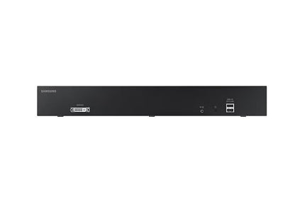 The Samsung UHD S-BOX (4K), model SBB-CS4BPGS/GO, is a compact and powerful AV device designed for high-resolution multimedia environments. Offering 4K AI upscaling, it enhances image clarity and quality in real time. Advanced features like Multi-link HDR and OSFP+ optical output ensure seamless and vibrant video integration in professional display setups.