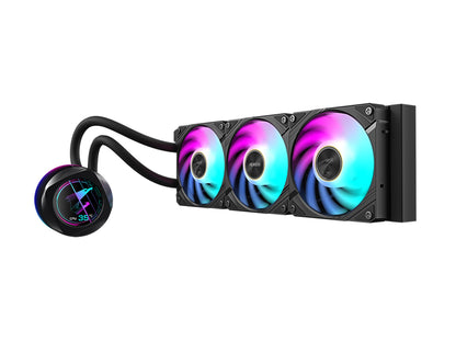 GIGABYTE AORUS WATERFORCE X II 360 Liquid CPU Cooler, 360mm ARGB